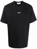 MSGM t-shirt à logo imprimé - Noir