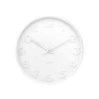 Karlsson Mr. White Numbers wandklok - wit - 51cm