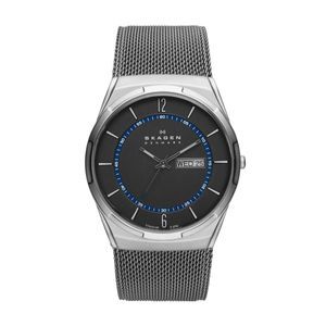 Horlogeband Skagen SKW6078 / 245XXX Staal Antracietgrijs 27mm