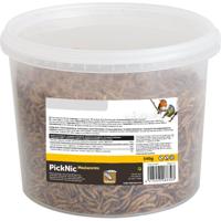 Vogelsnack / Tuinvogelvoer Gedroogde Meelwormen 540 gr 540 gr Flamingo Naturel
