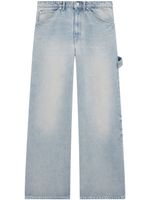 Courrèges pantalon ample en jean - Bleu - thumbnail