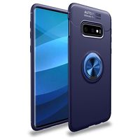 Samsung Galaxy S10+ Magnetische Ring Grip Case - Blauw - thumbnail