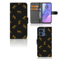 Telefoonhoesje met Pasjes voor Motorola Edge 40 Leopards