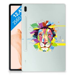 Samsung Galaxy Tab S7FE Tablet Back Cover Lion Color