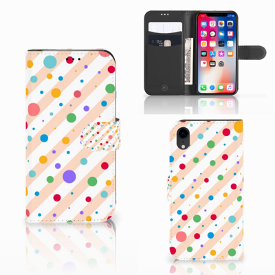 Apple iPhone Xr Telefoon Hoesje Dots Apple iPhone Xr Telefoon Hoesje Dots