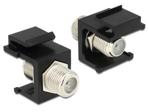 DeLOCK Keystone module F female > F female adapter 86350