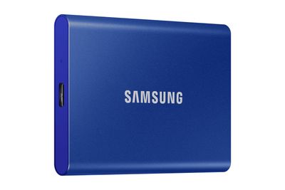 Samsung Portable T7 1 TB Externe SSD harde schijf USB 3.2 Gen 2 Blauw MU-PC1T0H/WW