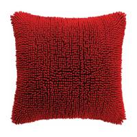 Tiseco Home Studio Sierkussen - Shaggy - Rood