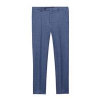 Mango Man slim fit pantalon middenblauw