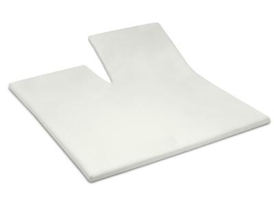 Hoeslaken satijn topmatras enkele split | 160x210 | totaalBED |