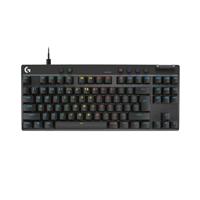 Logitech G PRO X TKL RAPID bedraad gaming-toetsenbord zonder numpad en met magnetische analoge schakelaars, Rapid Trigger-modus, instelbare bediening en aanpasbare RGB-verlichting, US INTL - Zwart