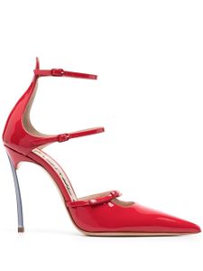 Casadei escarpins Super Blade Rachel en cuir 100 mm - Rouge