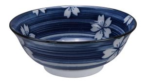 Blauw/Witte Kom - Mixed Bowls - 21 x 8cm 1000ml