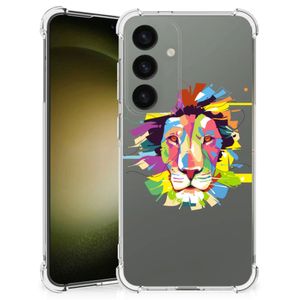 Samsung Galaxy S24 Stevig Bumper Hoesje Lion Color