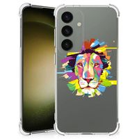 Samsung Galaxy S24 Stevig Bumper Hoesje Lion Color - thumbnail