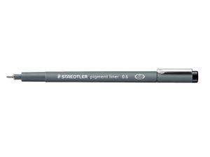 Fineliner Staedtler Pigment 308 zwart 0.6mm