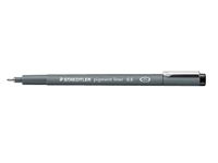 Fineliner Staedtler Pigment 308 zwart 0.6mm - thumbnail