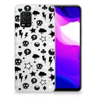 Silicone Back Case Xiaomi Mi 10 Lite Silver Punk