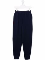 Ralph Lauren Kids pantalon de jogging à logo brodé - Bleu