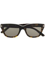 TOM FORD Eyewear lunettes de soleil à monture carrée - Marron - thumbnail