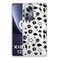 Silicone Back Case Xiaomi 12 Pro Silver Punk