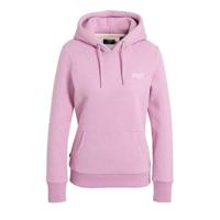 Superdry hoodie Classic met logo lila
