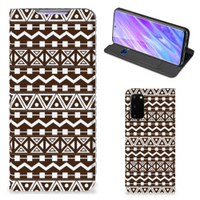 Samsung Galaxy S20 Hoesje met Magneet Aztec Brown