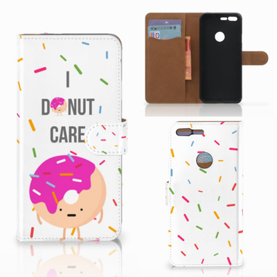 Google Pixel XL Book Cover Donut Roze Google Pixel XL Book Cover Donut Roze
