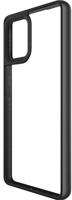 ClearCase - Black Edition - achterzijde behuizing voor mobiele telefoon - plastic, gehard glas - zwart, transparant - voor Samsung Galaxy A52