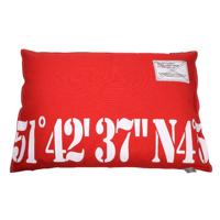 Lex & Max Hondenkussen Number 51-42 Rood - 100 X 70cm