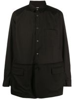 Black Comme Des Garçons chemise texturée classique - Noir - thumbnail