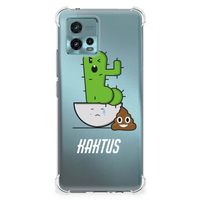 Motorola Moto G72 Stevig Bumper Hoesje Cactus Poo