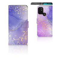 Hoesje voor Motorola Moto G10 | G20 | G30 Watercolor Paars