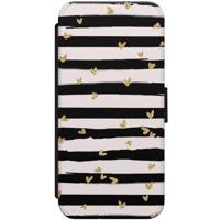iPhone 6/6s flipcase - Hart & streepjes