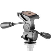 Walimex Pro FT-6653H Aluminium Pro-3D Neiger (belastbaarheid 6 kg, frictiecontrole, grote snelwisselplaat, valbeveiliging)