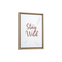 Kave Home Schilderij Uriana Stay Wild, 30 x 42cm - Wit - thumbnail