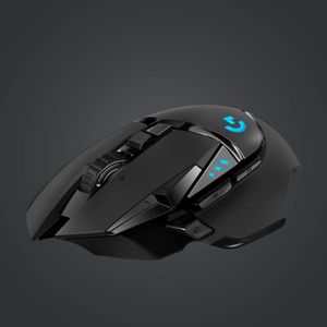 Logitech G502 Lightspeed Gaming-muis Radiografisch Optisch Zwart 11 Toetsen 16000 dpi Verlicht, Gewichtsreductie, Geïntegreerd profielgeheugen