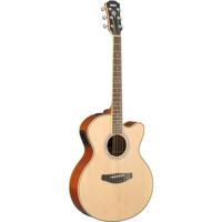 Yamaha CPX700II Akoestische-elektrische gitaar Jumbo 6 snaren Bruin, Geel