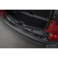 Zwart RVS Bumper beschermer passend voor Dacia Jogger 2022- 'Ribs' AV245258 - thumbnail