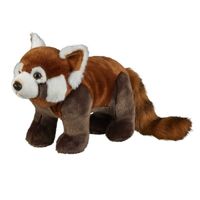 Panda speelgoed artikelen panda knuffelbeest rood 50 cm