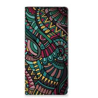 Samsung Galaxy A34 Hoesje met Magneet Aztec