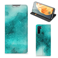 Bookcase OPPO Reno3 | A91 Painting Blue - thumbnail