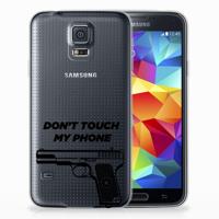 Samsung Galaxy S5 Silicone-hoesje Pistol DTMP