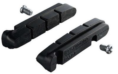 Shimano remblokrubbers R55C4 V-brake/cantilever zwart 2 stuks Shimano remblokrubbers R55C4 V-brake/cantilever zwart 2 stuks