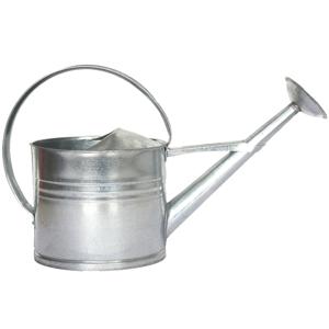 Gieter - ovaal - zink - 7,3 liter - 36,8 cm