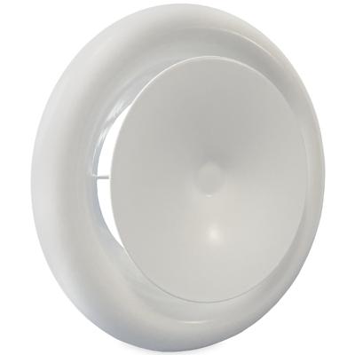 Rooster/ventiel (luchttoevoer) Ø 125mm Staal - Wit - Met Veer Rooster/ventiel (luchttoevoer) Ø 125mm Staal - Wit - Met Veer