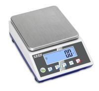 Kern PCJ 6000-1M - Precision balance, with alibi memory and optional verification, Readout [d]: 0,1 g, Weighing Range [Max]: 6000 g, Weighing plate: 150x170 mm (Stainless steel), WITHOUT VERIFICATION