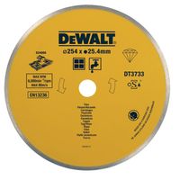 DeWalt Accessoires Diamantblad, met gesloten rand, voor aardewerk/steen, Ø250mm, asgat 25,4mm - DT3734-XJ - thumbnail