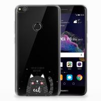Huawei P8 Lite 2017 Telefoonhoesje met Naam Cat Good Day