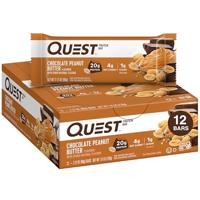 Quest Nutrition Quest Bars, chocolade-pindakaas, 12x60g
